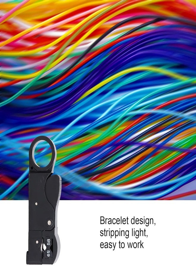 ام كي أداة قطع وتجريد الكابلات المحورية الدوارة MX، متوافقة مع كابلات RG-58 وRG-59 وRG-62 وRG-6-3. تتضمن المجموعة أدوات تجريد الكابلات المحورية، وأدوات تجريد الأسلاك، وأدوات تجعيد الكابلات المحورية. - Image 3